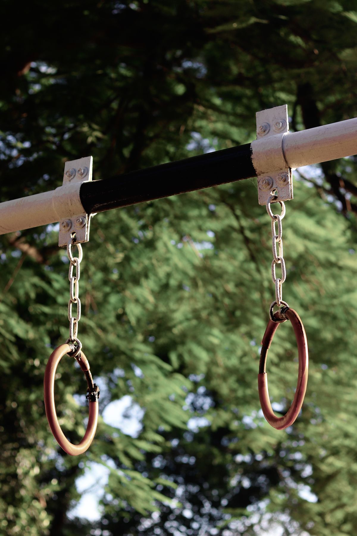 A pull-up bar with handles